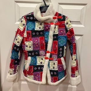 Quilted Chinese Style corduroy top or jacket